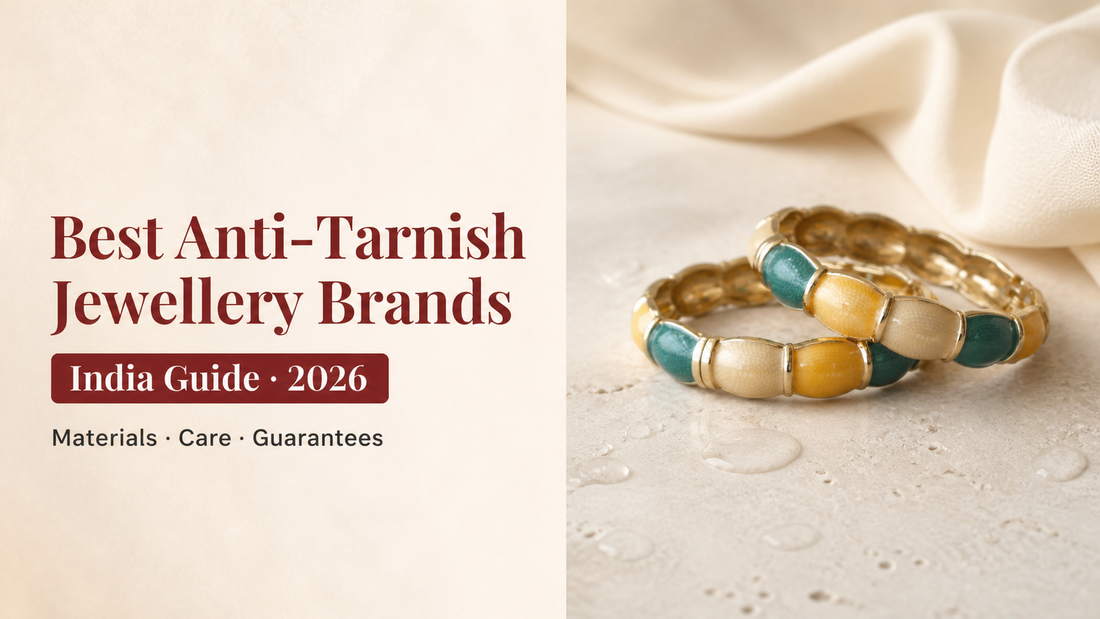 Best anti-tarnish jewellery brands guide with Rangat enamel bangles