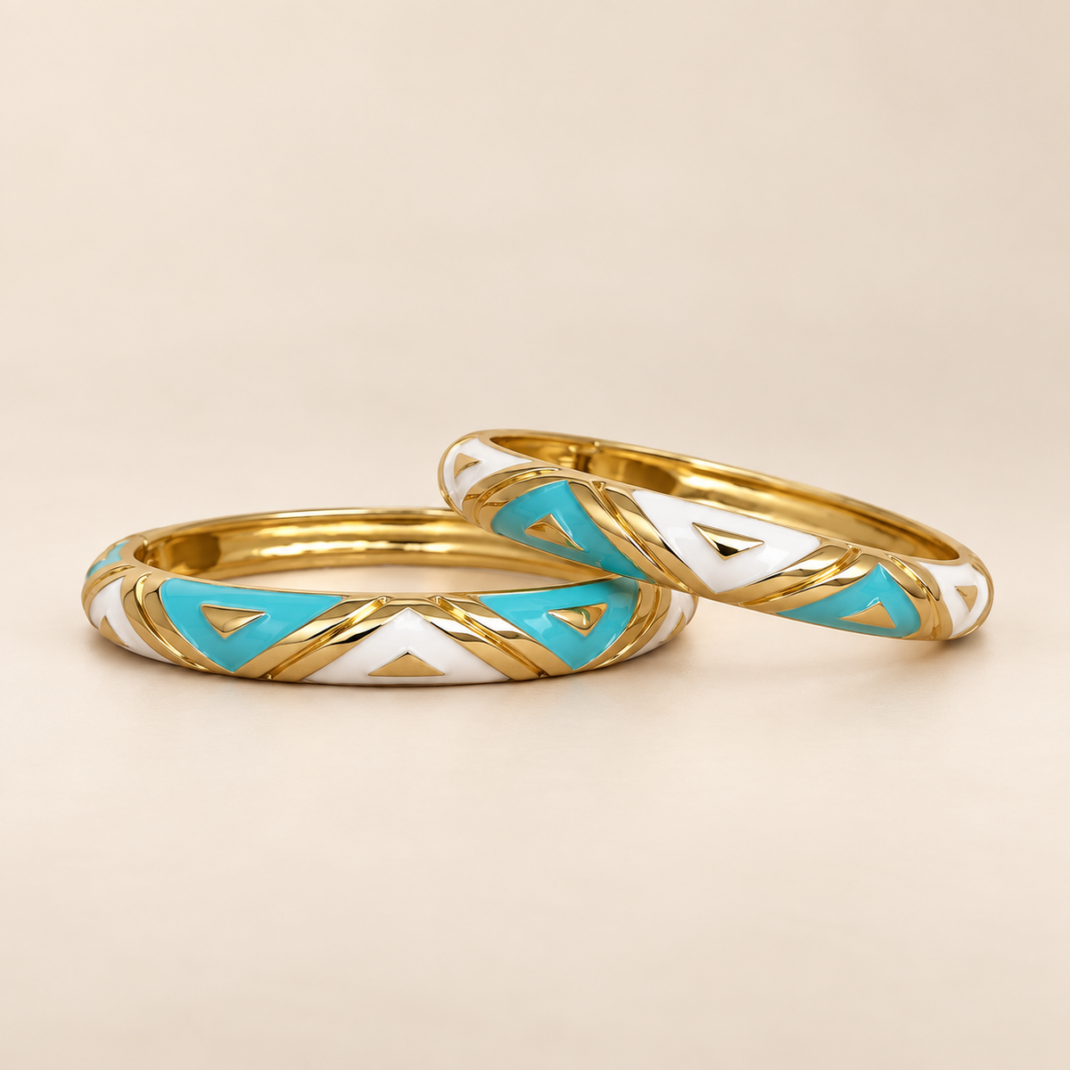 Akaar | Enamel Bangles by Rangat
