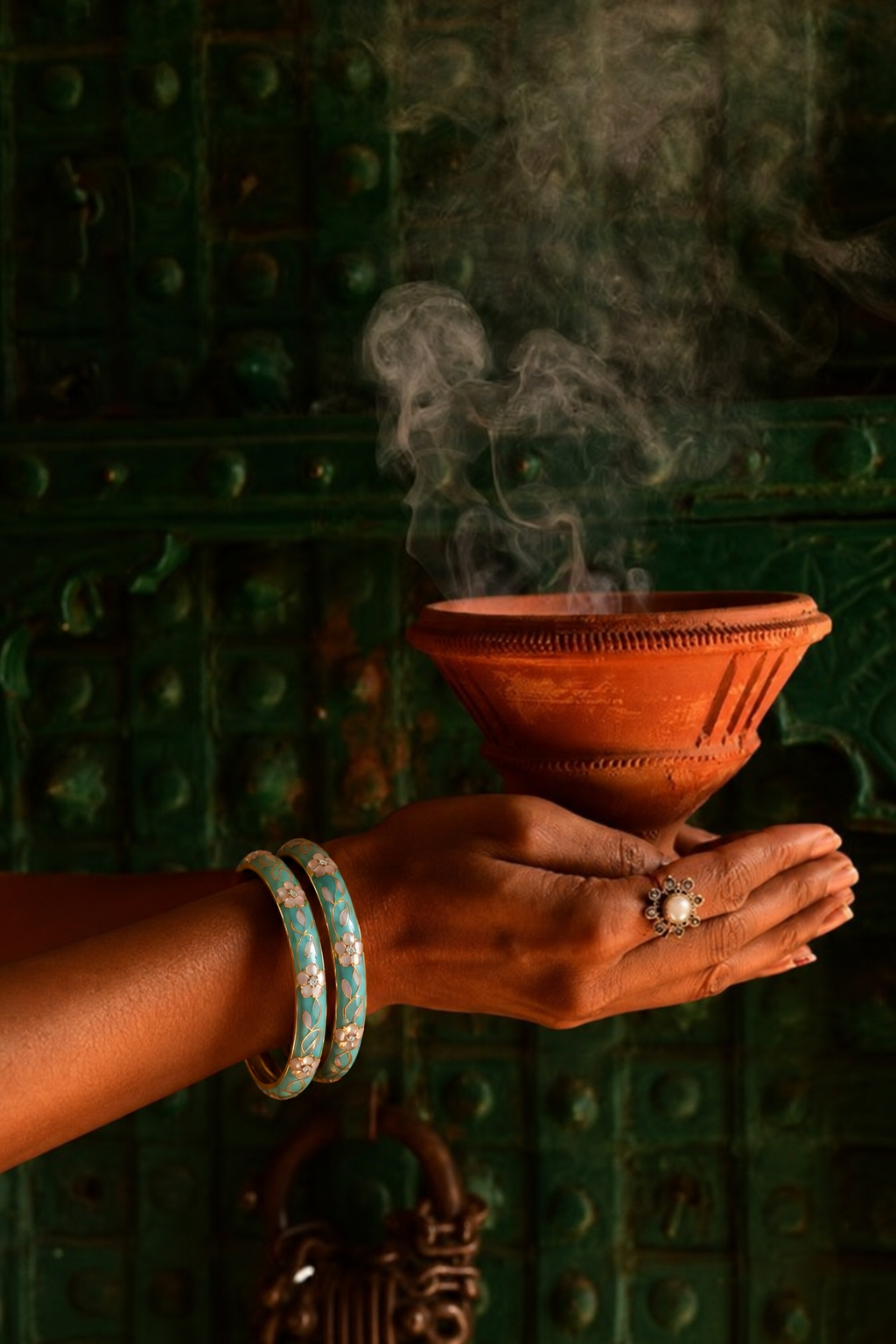 Kunj | Enamel Bangles by Rangat