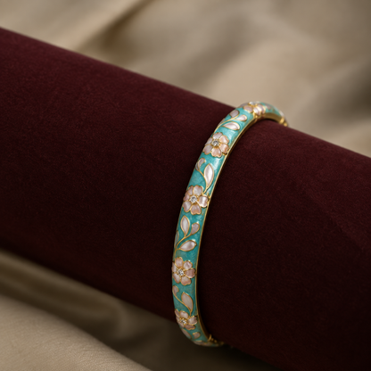 Kunj | Enamel Bangles by Rangat