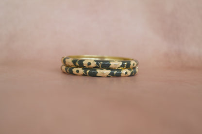 Shaam enamel bangle by Rangat, view 2
