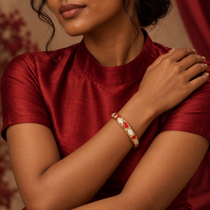 Laal Rekha — editorial model | Rangat campaign batch 4