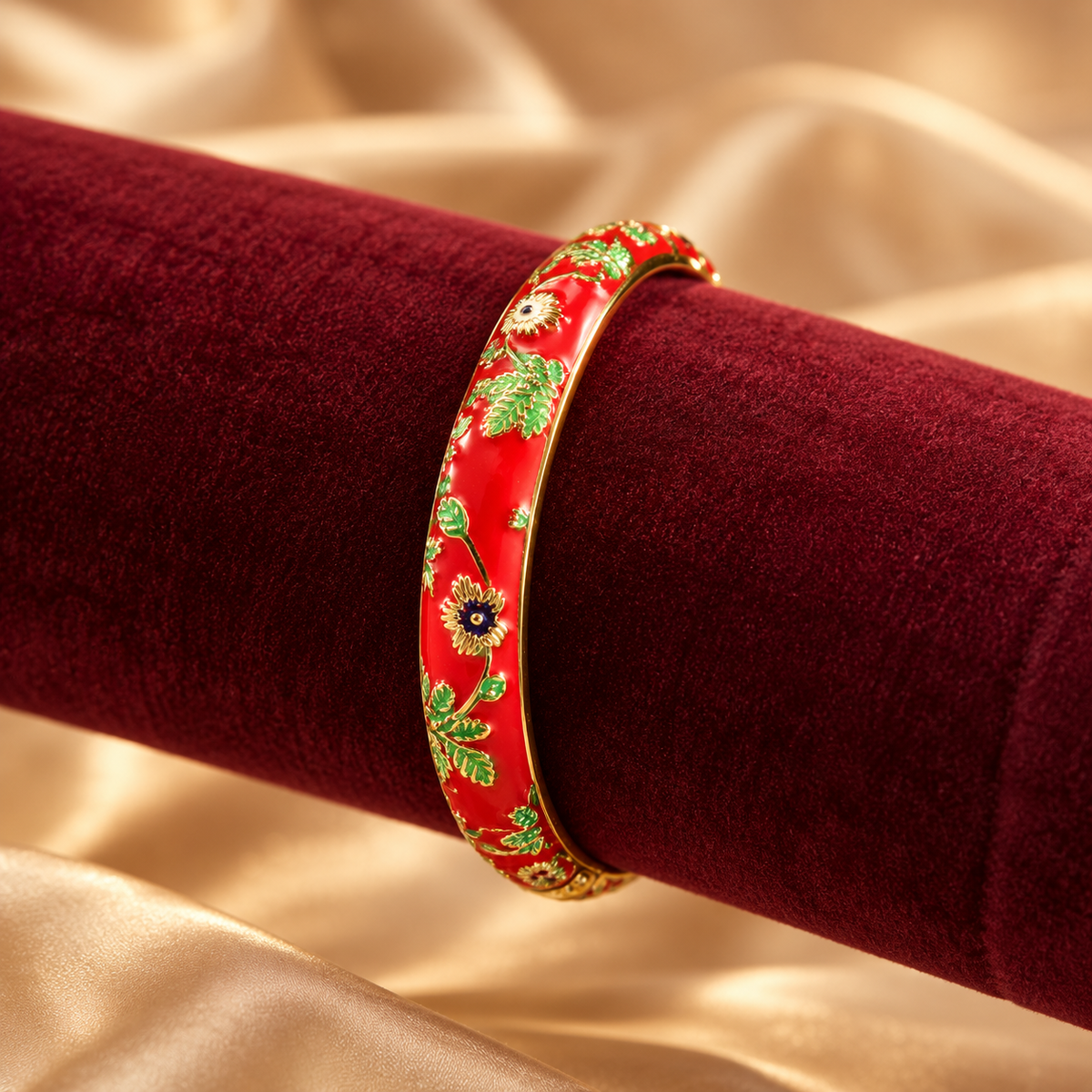 Rang Gulnaar — velvet display | Rangat campaign batch 4