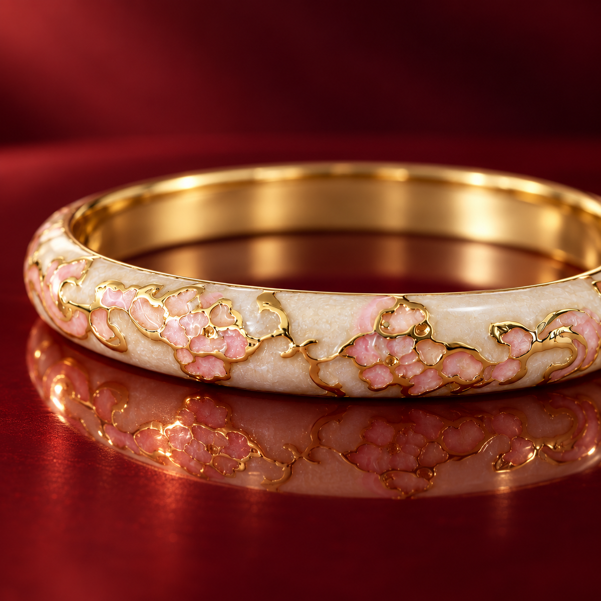 Gulposh bangle - reflective detail