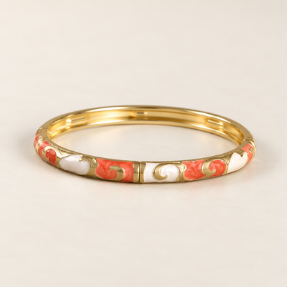 Kesariya Valli bangle - ivory product view