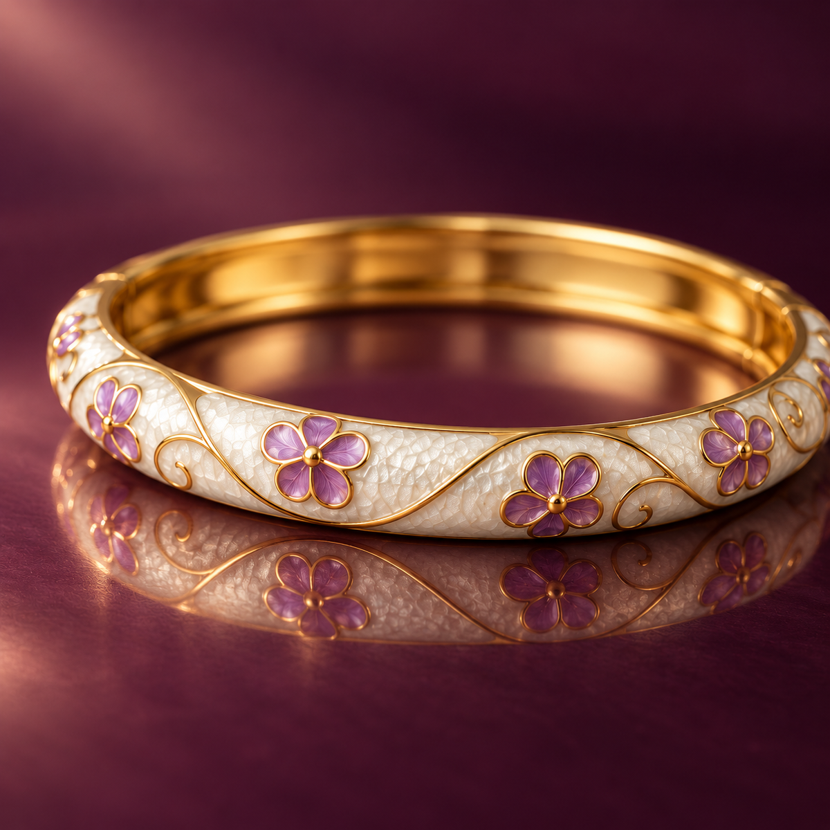 Lavanya bangle - reflective detail