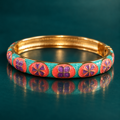Meher Rang bangle — reflective macro — Rangat campaign 2026-10