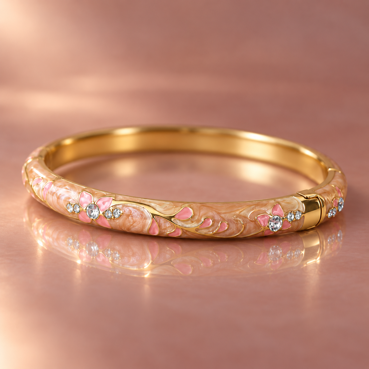 Mishri Phool bangle — reflective macro — Rangat campaign 2026-10