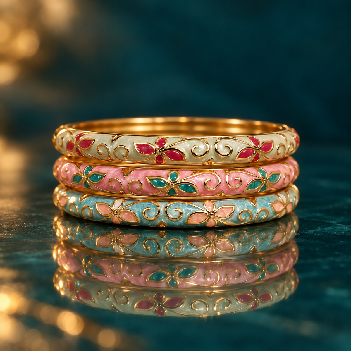 Navrang Stack — reflective macro | Rangat stack campaign