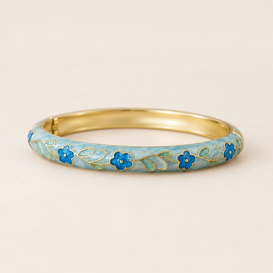 Neel Tarang bangle — cream product hero — Rangat campaign 2026-10