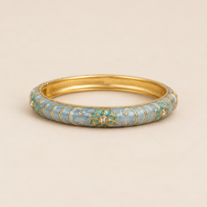 Neelambar bangle — cream product hero — Rangat campaign 2026-10