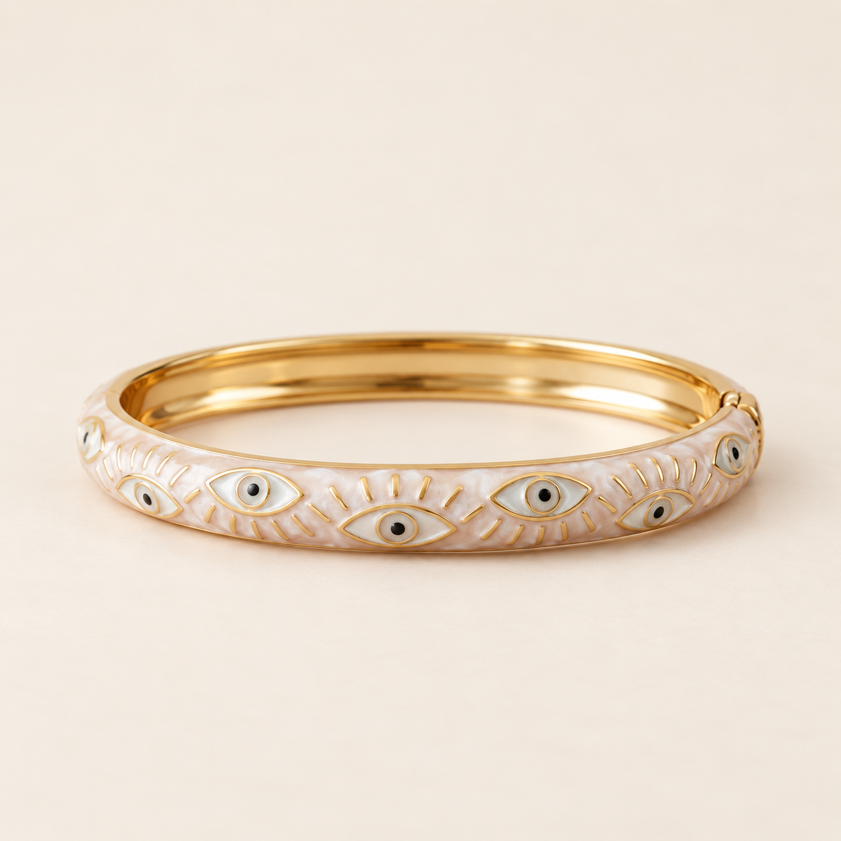 Nigaah bangle — cream product hero — Rangat campaign 2026-10