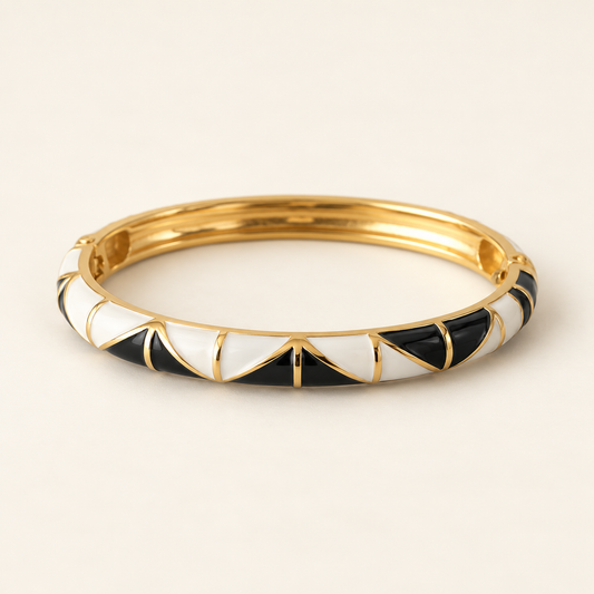 Noor Jaal bangle — cream product hero — Rangat campaign 2026-10