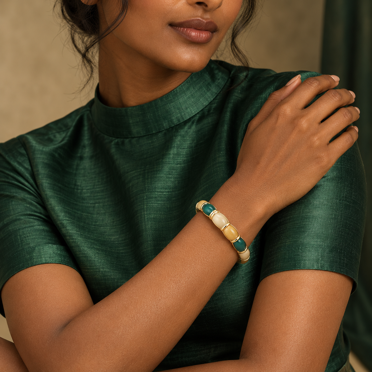 Panna Gold — editorial model | Rangat campaign batch 4