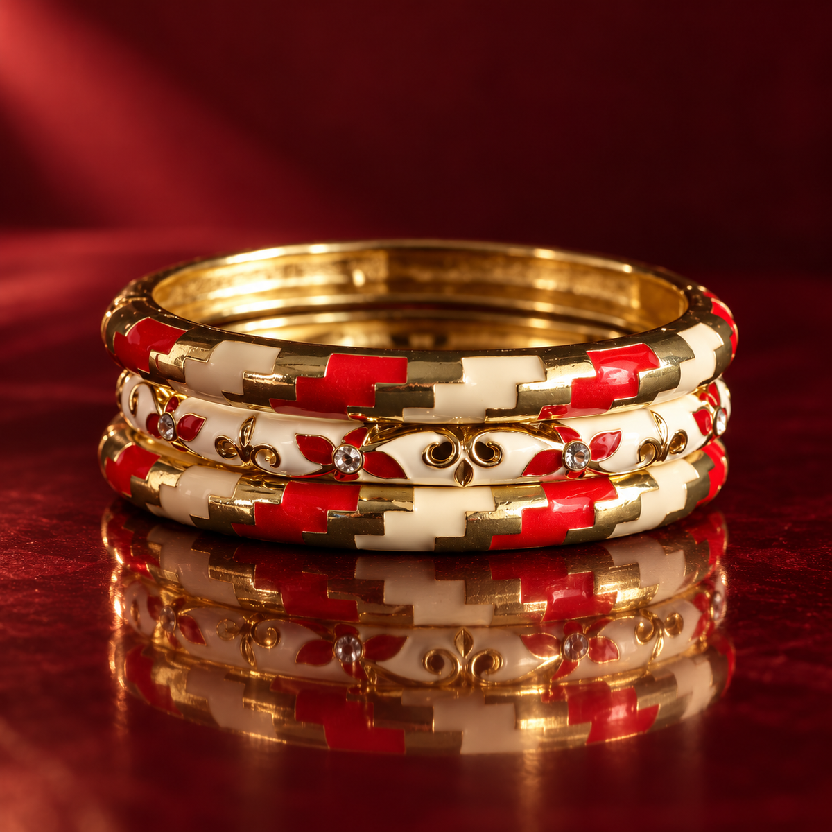 Surkh Sheesh Mahal Stack — reflective macro | Rangat stack campaign